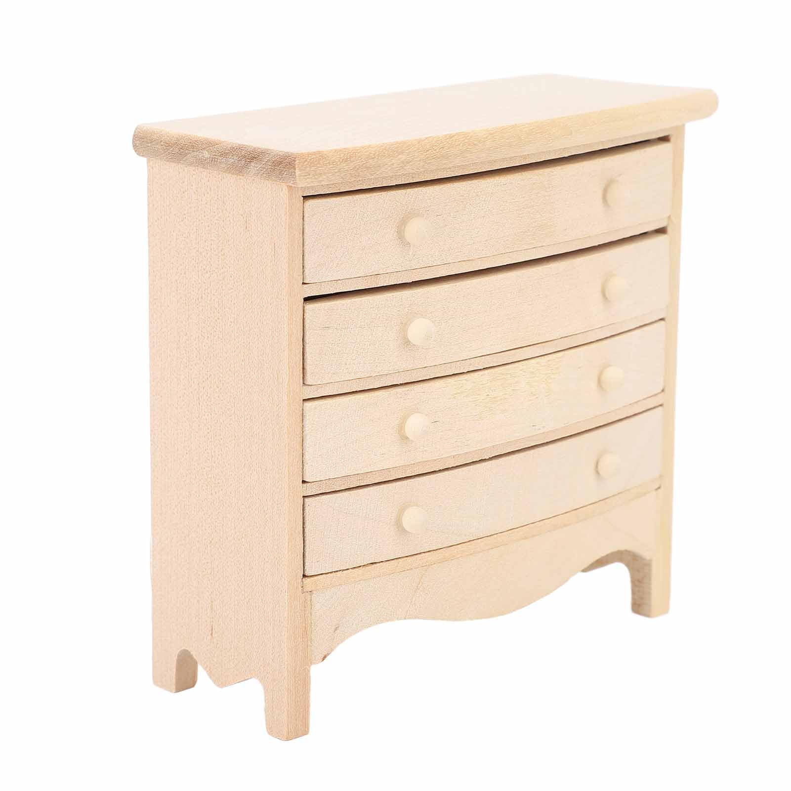 Миниатюрный сундук Миниатюрный ящик для шкафа Кукольный домик Миниатюрный шкафчик Сундук Декоративный деревянный 112